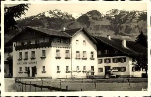 Ak Fischen im Allgäu Schwaben, Gasthof Krone