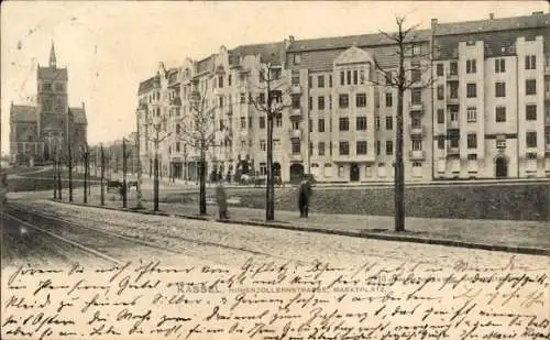 Ak Kassel in Hessen, Hohenzollernstraße, Marktplatz