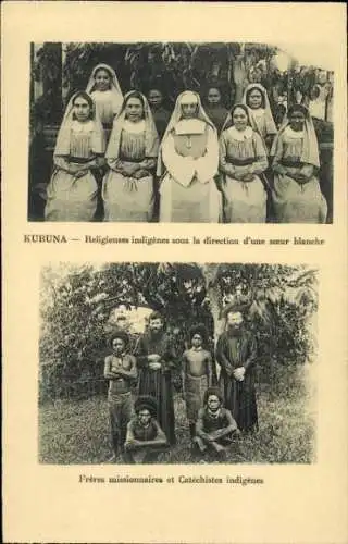 Ak Kubuna, indigene Nonnen unter der Leitung einer weißen Schwester, Missionary Brothers