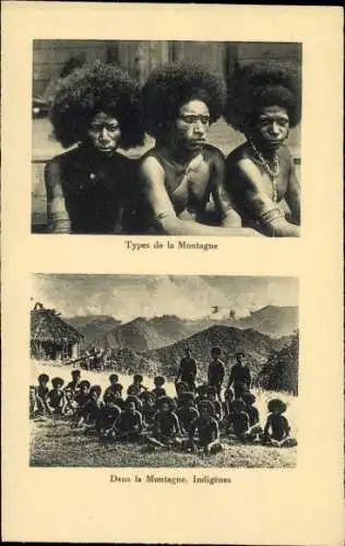 Ak Papua-Neuguinea, Gebirgstypen, einheimisch