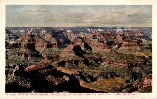 Ak Grand Canyon Arizona USA, nördlich von Bright Angel Point