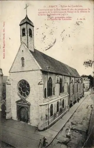 Ak Nancy Meurthe et Moselle, Kirche von Cordeliers