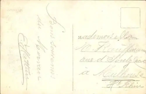 Ak Legende von Saint Saulge, dem Feuerwehrmann