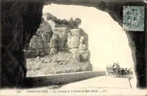 Ak Constantine, Algerien, La Corniche und Pointe de Sidi-Mecid