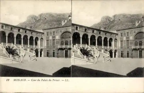 Stereo Ak Monaco, Innenhof des Fürstenpalastes