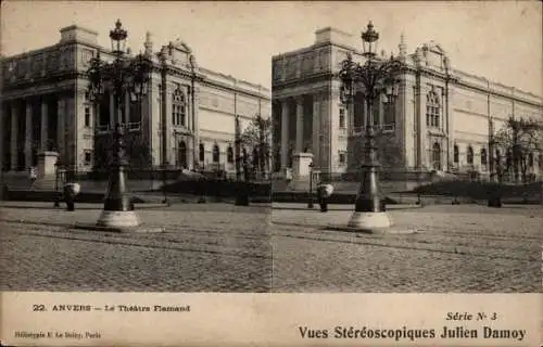 Stereo Ak Antwerpen Antwerpen Flandern, Das Flämische Theater