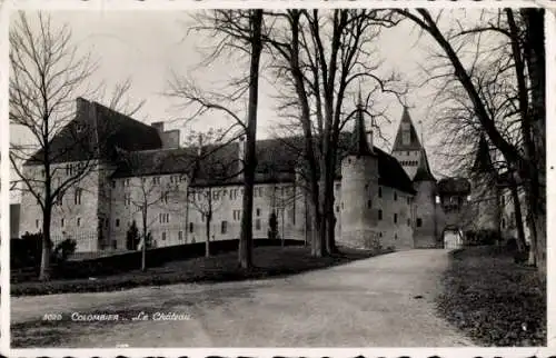 Ak Colombier Kanton Neuenburg Schweiz, Le Chateau