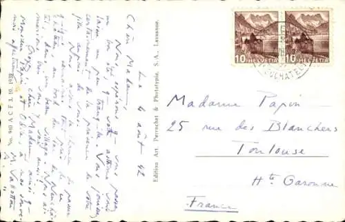 Ak Colombier Kanton Neuenburg Schweiz, Le Chateau