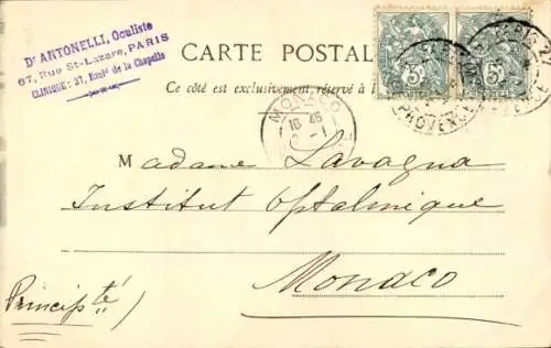 Ak Paris I Louvre, Rue de Rivoli