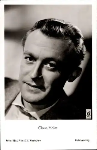 Ak Schauspieler Claus Holm, Portrait