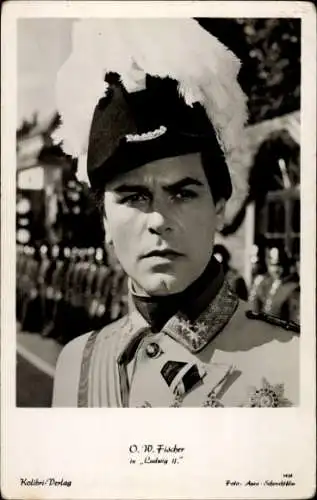 Ak Schauspieler O.W. Fischer, Portrait, Ludwig II.