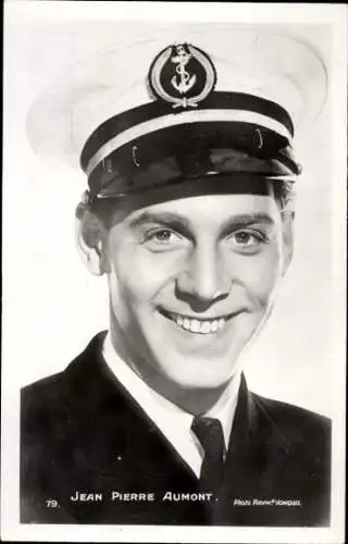 Ak Schauspieler Jean Pierre Aumont, Portrait