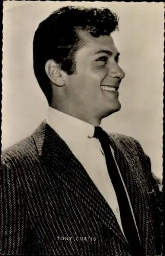 Ak Schauspieler Tony Curtis, Seitenportrait