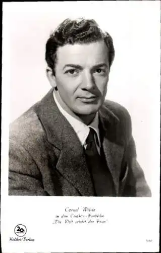 Ak Schauspieler Cornel Wilde, Portrait, Film Die Welt gehört der Frau