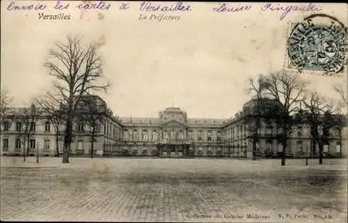 7 alte Ansichtskarten Versailles Yvelines, Diverse Ansichten