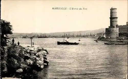 10 alte Ansichtskarten Marseille Bouches du Rhône, Diverse Ansichten