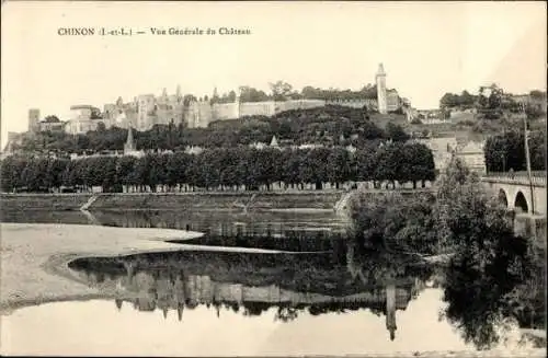 10 alte Ansichtskarten Chinon Indre et Loire, Diverse Ansichten