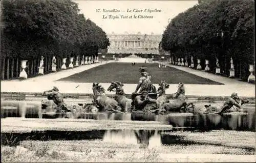 9 alte Ansichtskarten Versailles Yvelines, Diverse Ansichten