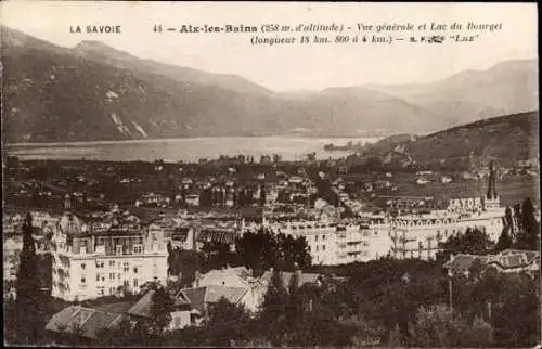 10 alte Ansichtskarten Aix les Bains Savoie, Diverse Ansichten