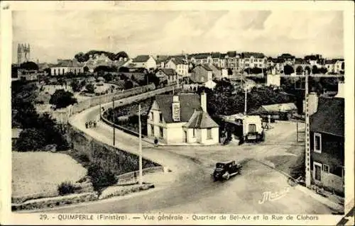 10 alte Ansichtskarten Quimperlé Finistère, Diverse Ansichten