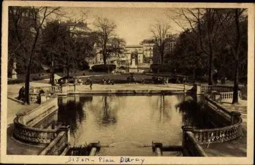 10 alte Ansichtskarten Dijon Côte d’Or, Diverse Ansichten