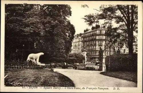 10 alte Ansichtskarten Dijon Côte d’Or, Diverse Ansichten