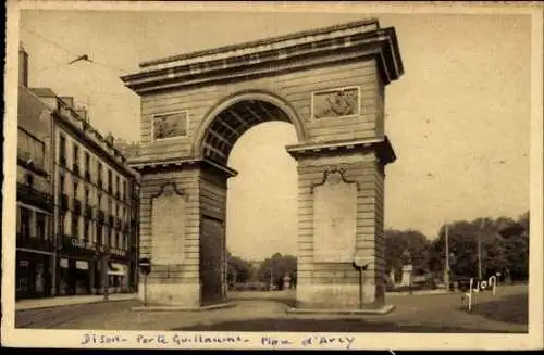 10 alte Ansichtskarten Dijon Côte d’Or, Diverse Ansichten