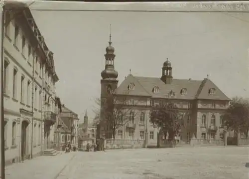 Original Foto Saarbrücken im Saarland, Kreisständehaus am Schloßplatz, um 1900