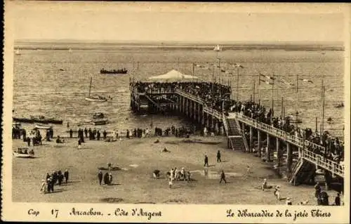 10 alte Ansichtskarten Arcachon Gironde, Diverse Ansichten