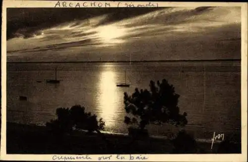 10 alte Ansichtskarten Arcachon Gironde, Diverse Ansichten