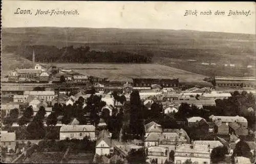 10 alte Ak Laon in Frankreich, diverse Ansichten