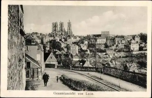 10 alte Ak Laon in Frankreich, diverse Ansichten