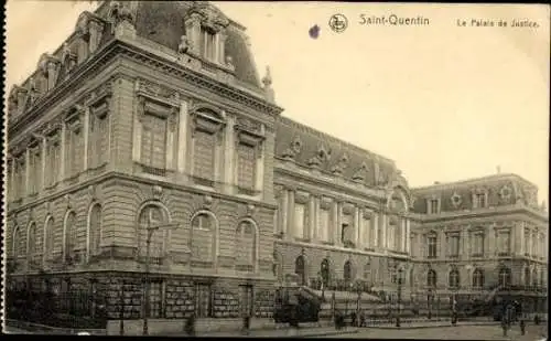10 alte Ak Saint Quentin in Frankreich, diverse Ansichten