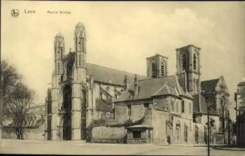 10 alte Ak Laon Aisne, diverse Ansichten