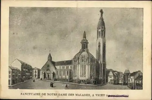 10 alte AK Vichy, verschiedene Ansichten