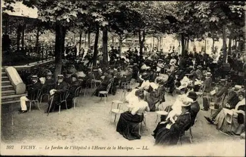 10 alte AK Vichy, verschiedene Ansichten