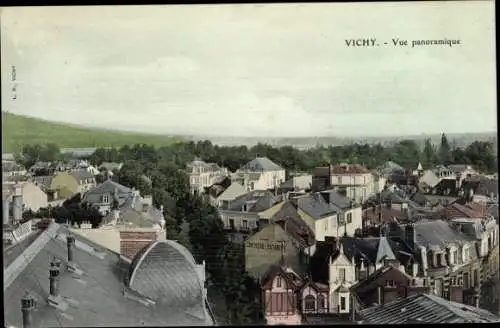 Ak Vichy Allier, Vue Panoramique