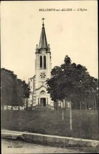 Ak Bellerive sur Allier Vichy, L´Église