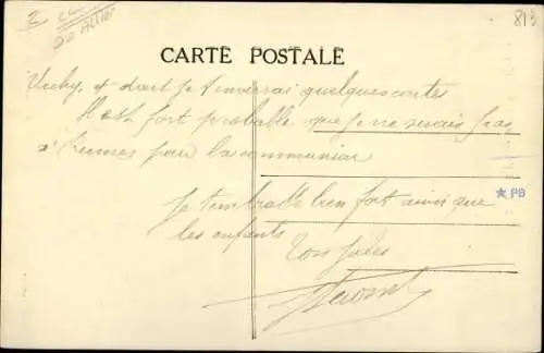 Ak Bellerive sur Allier Vichy, L´Église