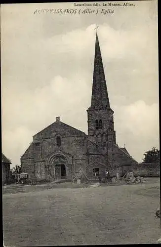 Ak Autry Issards Allier, Eglise