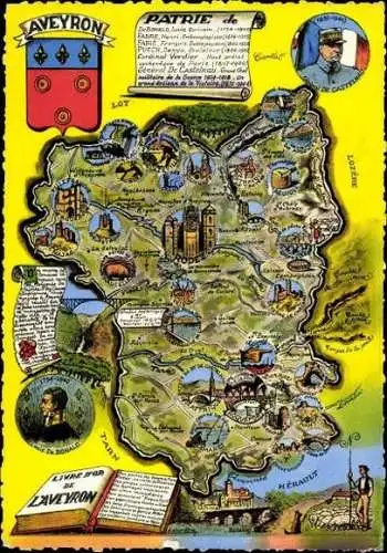 9 alte Ak Frankreich, diverse Städte