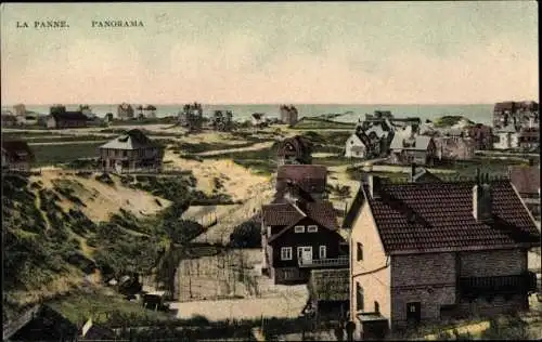 Ak La Panne Westflandern, Panorama