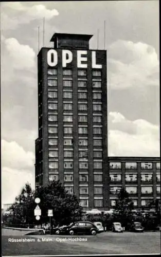 Ak Rüsselsheim, Opel Hochbau