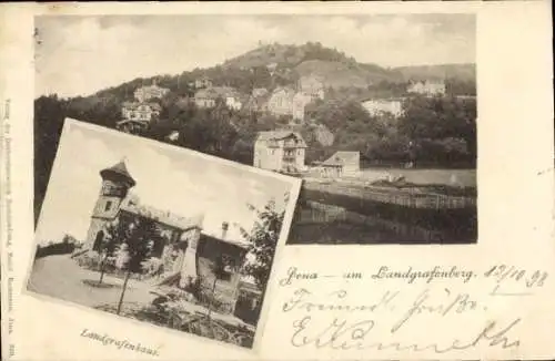 Ak Jena in Thüringen, Landgrafenberg, Landgrafenhaus