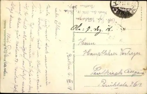 Ak Bretten in Baden, Kaiserliches Postamt