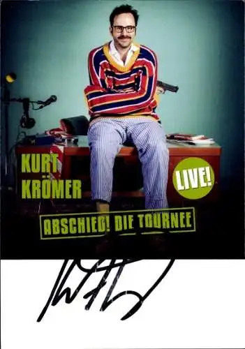 Ak Schauspieler Kurt Krömer, Portrait, Autogramm