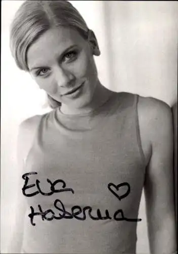 Ak Schauspielerin Eva Habermann, Portrait, Autogramm