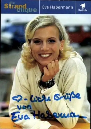 Ak Schauspielerin Eva Habermann, Portrait, Autogramm