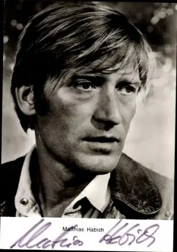 Ak Schauspieler Matthias Habich, Portrait, Autogramm