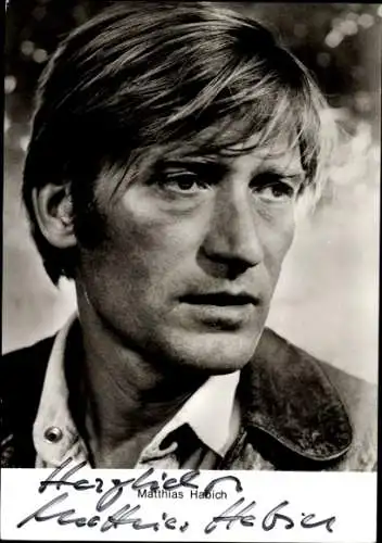 Ak Schauspieler Matthias Habich, Portrait, Autogramm